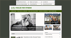 Desktop Screenshot of fueledforfitness.com